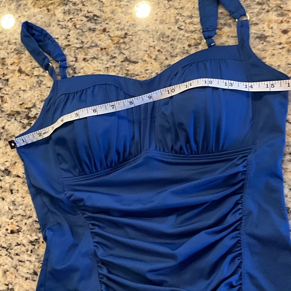 La Vie En Rose, Royal Blue Tankini - Picture 13 of 14